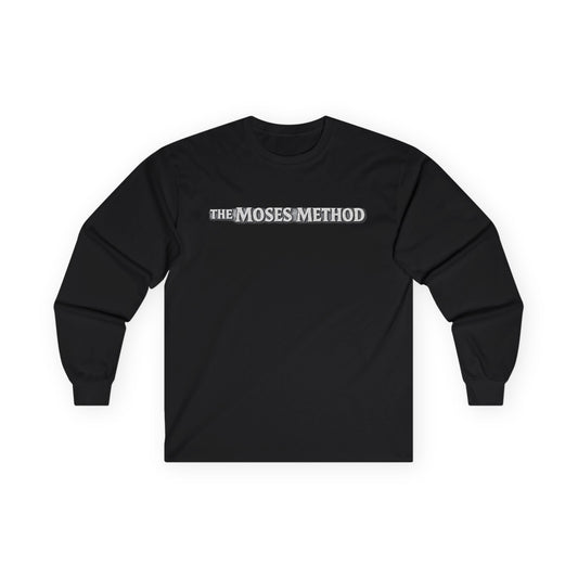 The Moses Method Long Sleeve Tee — 'Leading You to the Promised Land of Gains' Gym Shirt